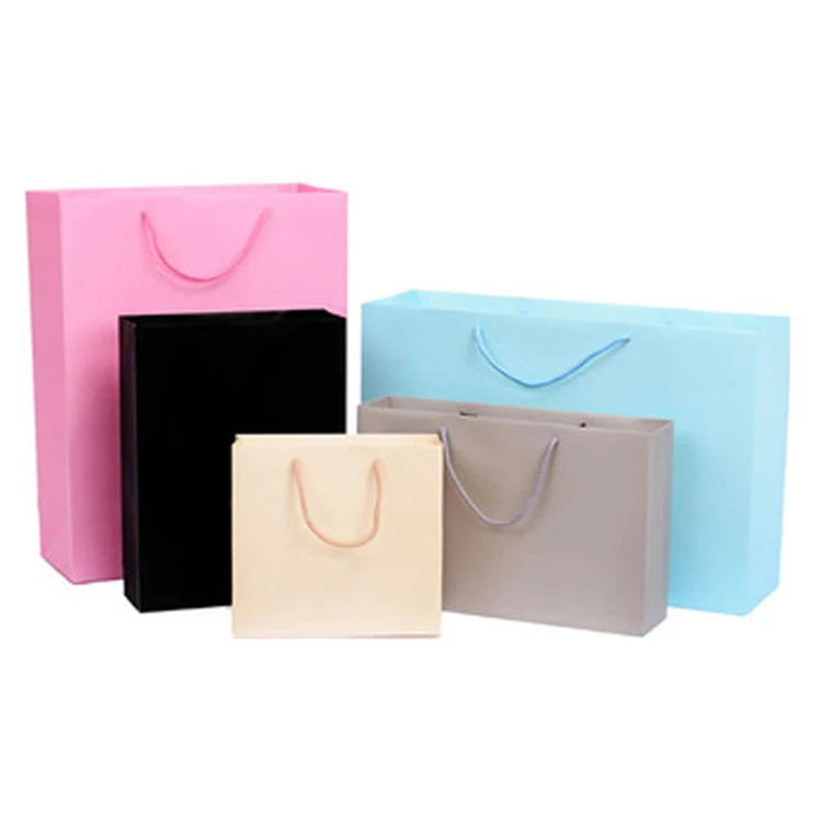 Пользовательские Cmyk печать сумки для Покупок Подарок и одежда упаковка бумажный пакет с ручками