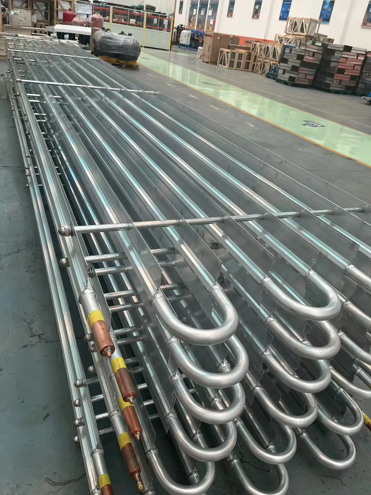 LXRY 304 stainless steel pipe heat exchanger plate cold storage evaporative condenser coil tube refrigerated evaporators