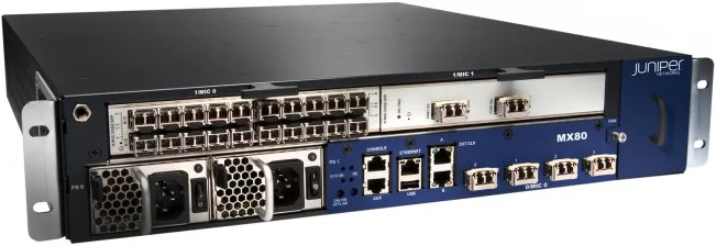 2022 Original Juniper MX80-T-48T-AC MX80 fixed 48 GE port AC chassis with timing support