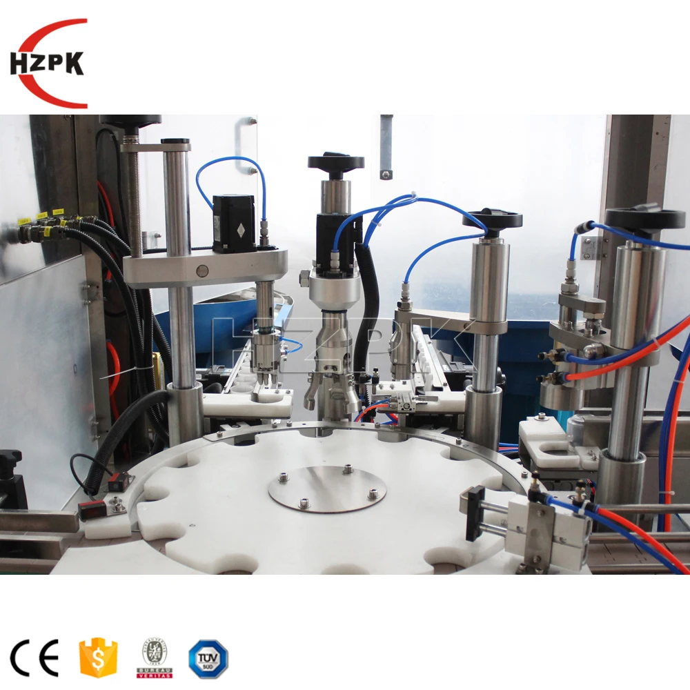 HZPK Automatic chili sauce paste detergent drinking water liquid bottle filling Packing Machine production line