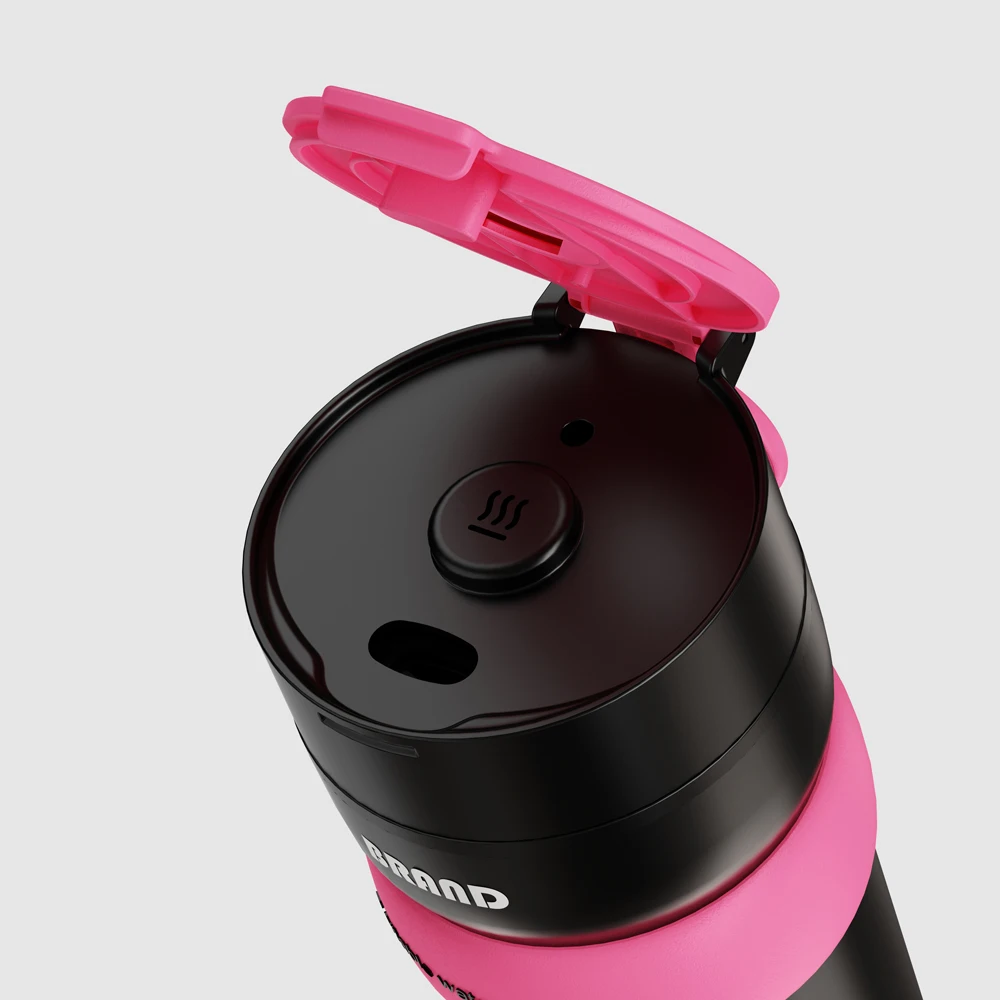 400ML Small Portable Electric Kettle Travel Cooker Mini Thermal for Boiling Tea, Coffee, Milk and Stewing Porridge and Baby Food