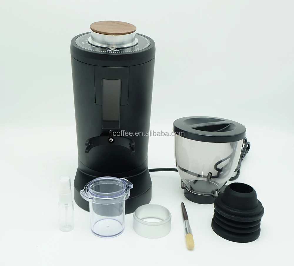 DF83 New design Household Espresso coffee bean grinder 83mm flat burr coffee machine low retention coffee grinder