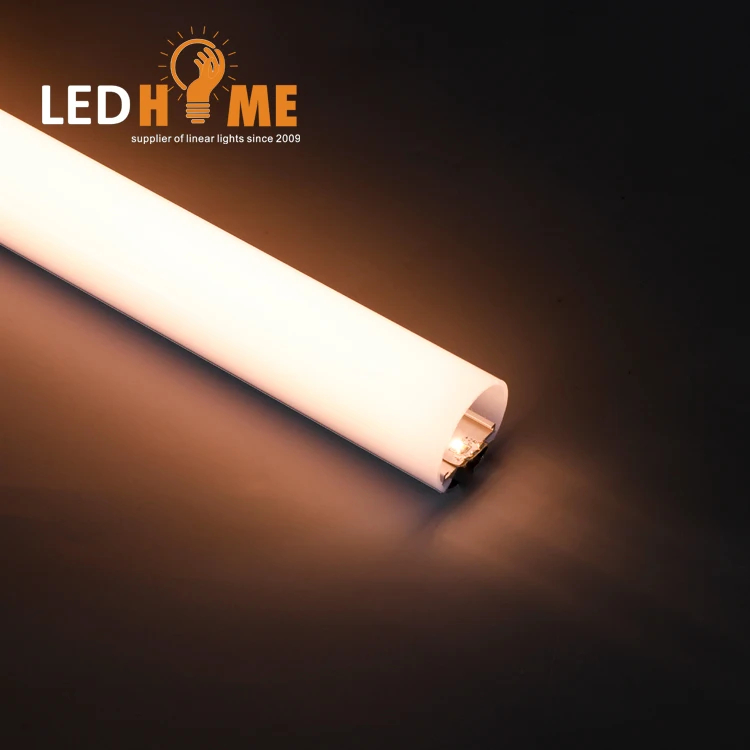 76mm 6063 Grade and Decorations Application suspended round Shape aluminum heat sink  profile for led strips