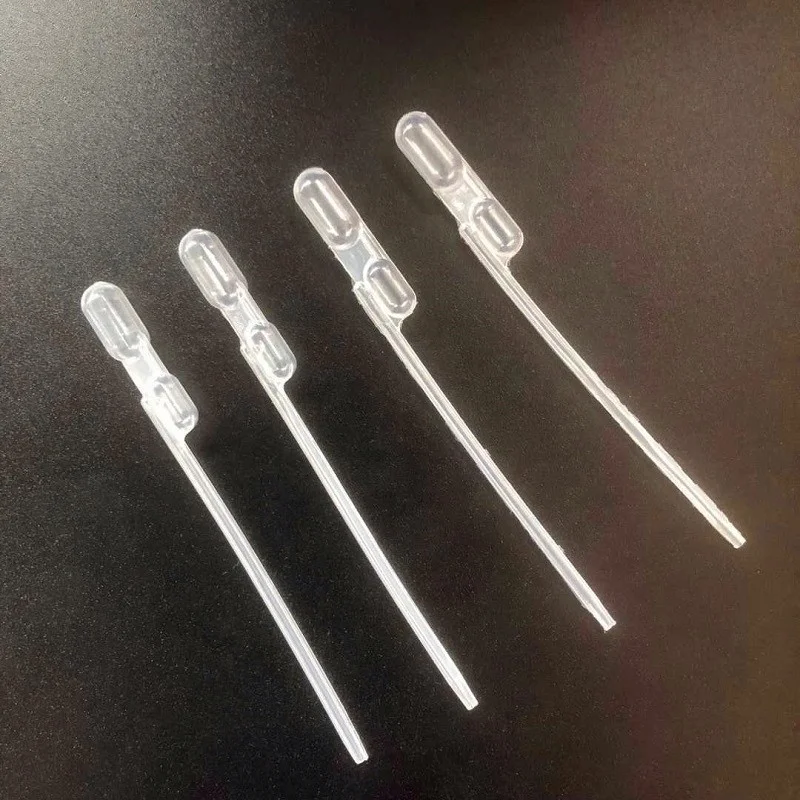 Лабораторная пластиковая пипетка 200 мкл, двойная лампочка, миниатюрная переносная Пипетка для крови