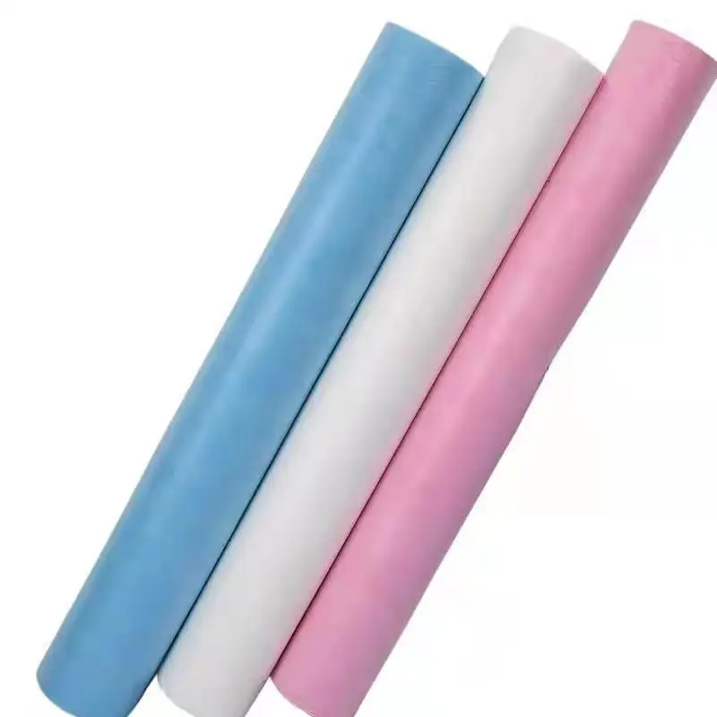 Durable ISO CE disposable non woven waterproof bed sheet roll for hospital
