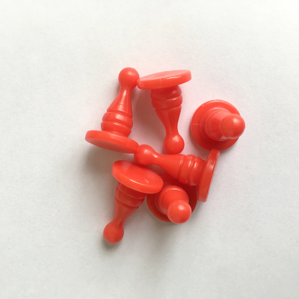 16*25mm Wholesales In Stock Multicolor Chess Piece Tabletop Mini Token Plastic Board Game Pawn