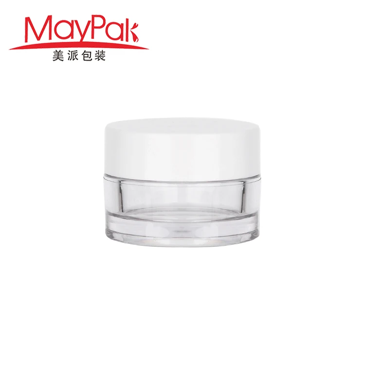 custom cosmetic container PETG  plastic packaging cream jar 15g 30g 50g 100g cosmetic jar