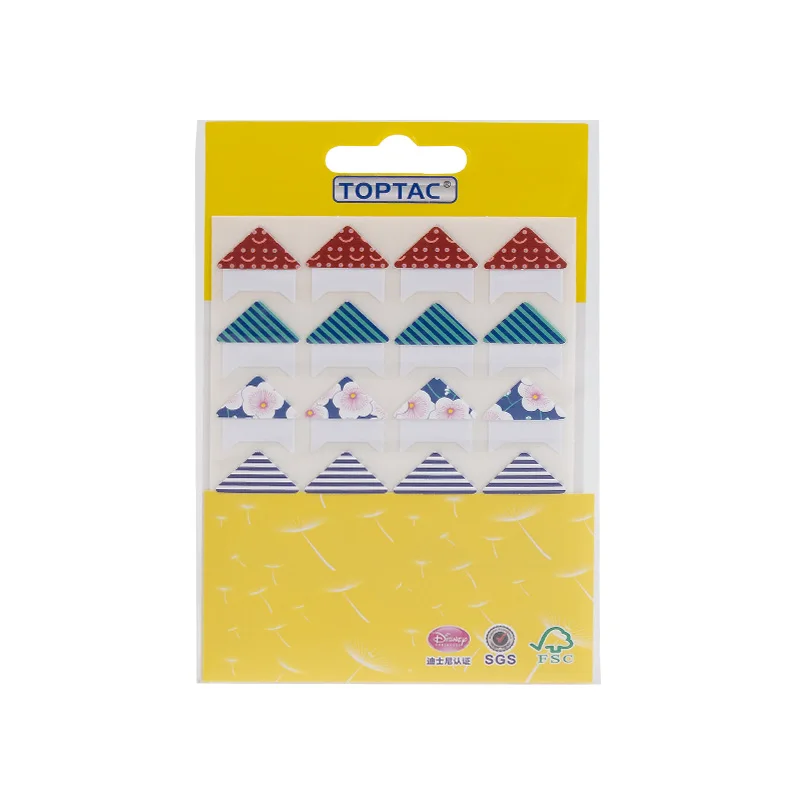 Kids Fashion Photo Corner Sticker, Cute Note Decoration Label