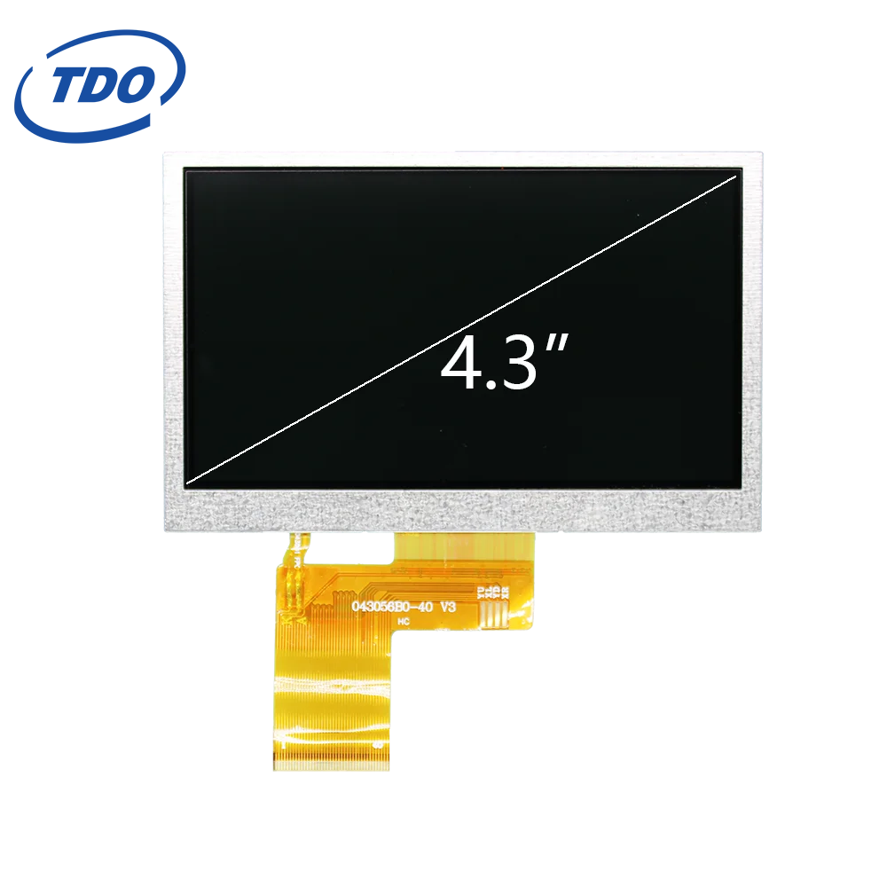 TDO custom landscape 4.3 inch  TN Touch Panel Optional  TFT LCD display with RGB Interface