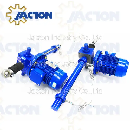 25 kN 2.5 tons motorized screw lifts actuators 380mm proximity switches with 0.75kw 80B5 3-phase motor