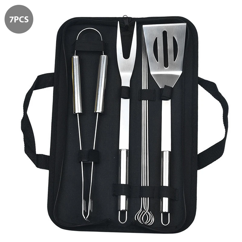 Outdoor Set Bbq Tool Box Kitchen Stainless Steel Barbecue Accessories