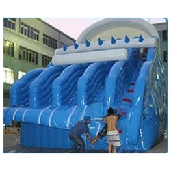 Chinese Factory Hot Sale  inflatable swimming pool with slide swimming pool large inflatable