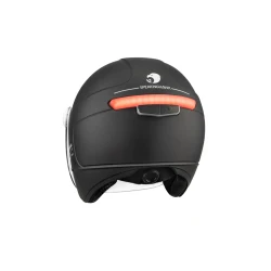 Smart 3/4 Half Face Motorcycle Helmet For Leisure - LED edition