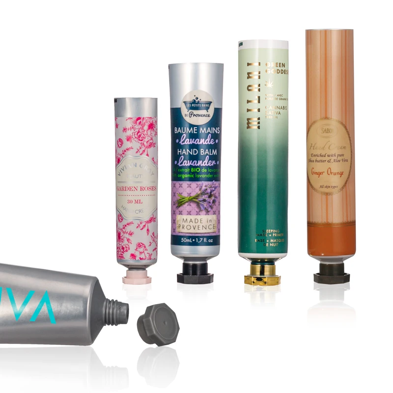 Custom 30ml 50ml 100ml Hand Cream Tube Empty Plastic Aluminum Cosmetics Packaging Abl Tubes