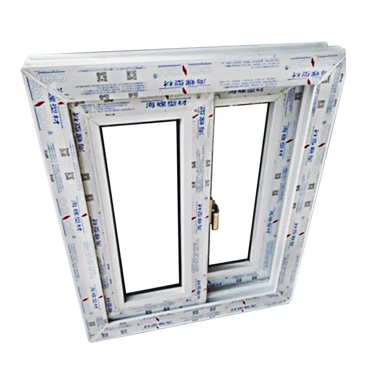 Hurricane Proof Double Glass Fiberglass Pvc Sliding Windows