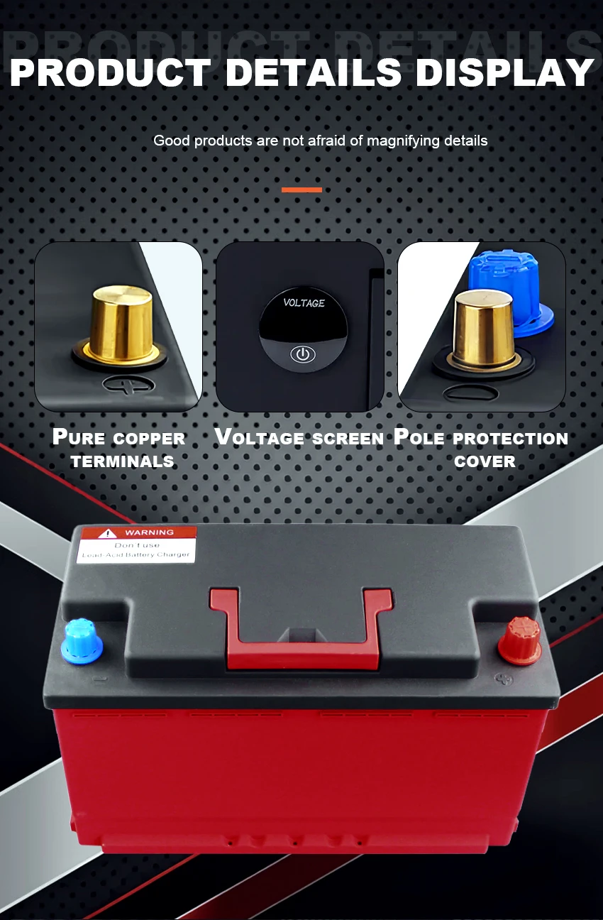 Yauneidak 80D26R 12.8V 40Ah Lithium Battery 1500 CCA Rechargeable LiFePO4  Battery for Lead-acid Battery Replacement