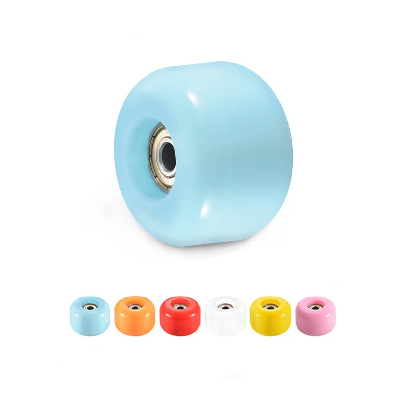 wholesale Conical Shape 54mm 102A 55D PU free custom printed Skateboard skate Wheels