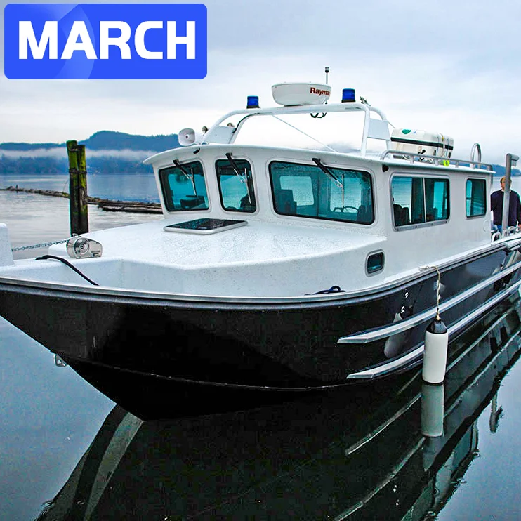 Kinocean Luxury Sport Yacht Deep-V Aluminum Cabin High-Speed boat for Fishing & Entertainment for sale