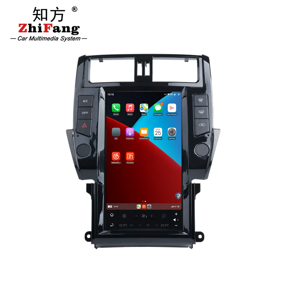 Android 11.0 Car Multimedia Player Headunit GPS Radio Carplay for Toyota Prado150 2010-2013 360 cameras high level