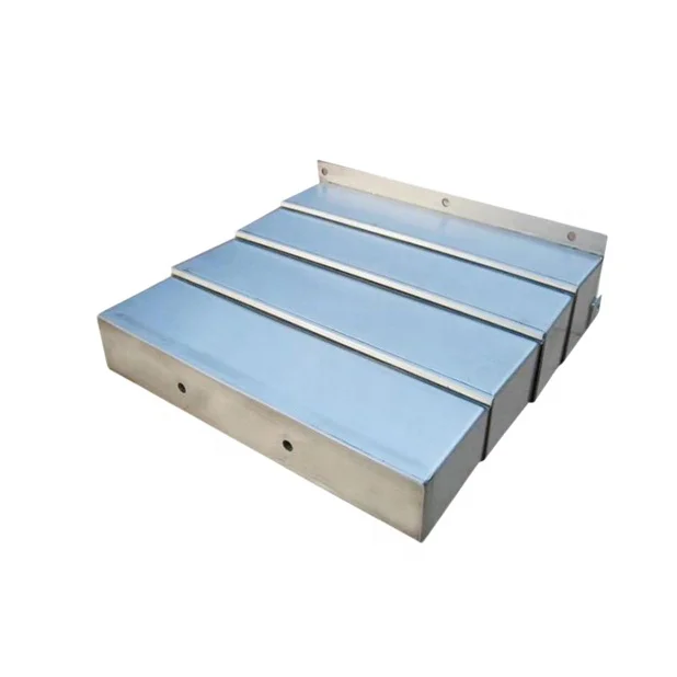 LIONSHELL equipment protection telescopic way cove  machining center stainless steel flat with scissors rail cover sliding plate