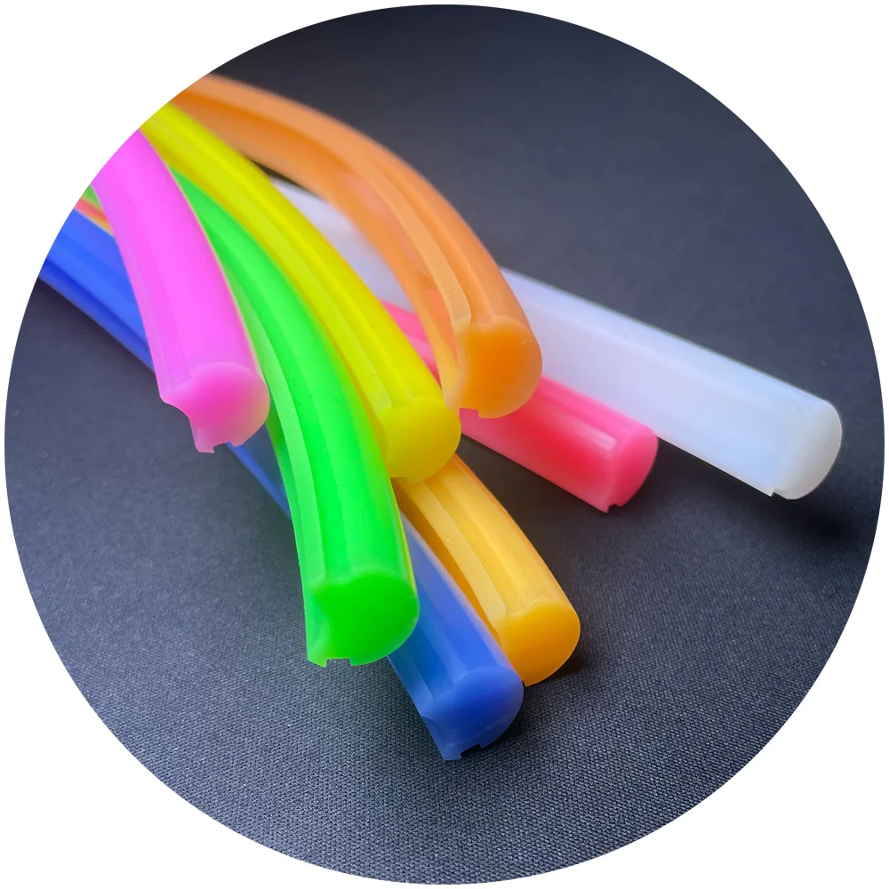 splitted separently second gen 2 6mm 8mm 12mm 10mm red RGB RGBIC zigzag s strip silicone rgb neon led strip for sign