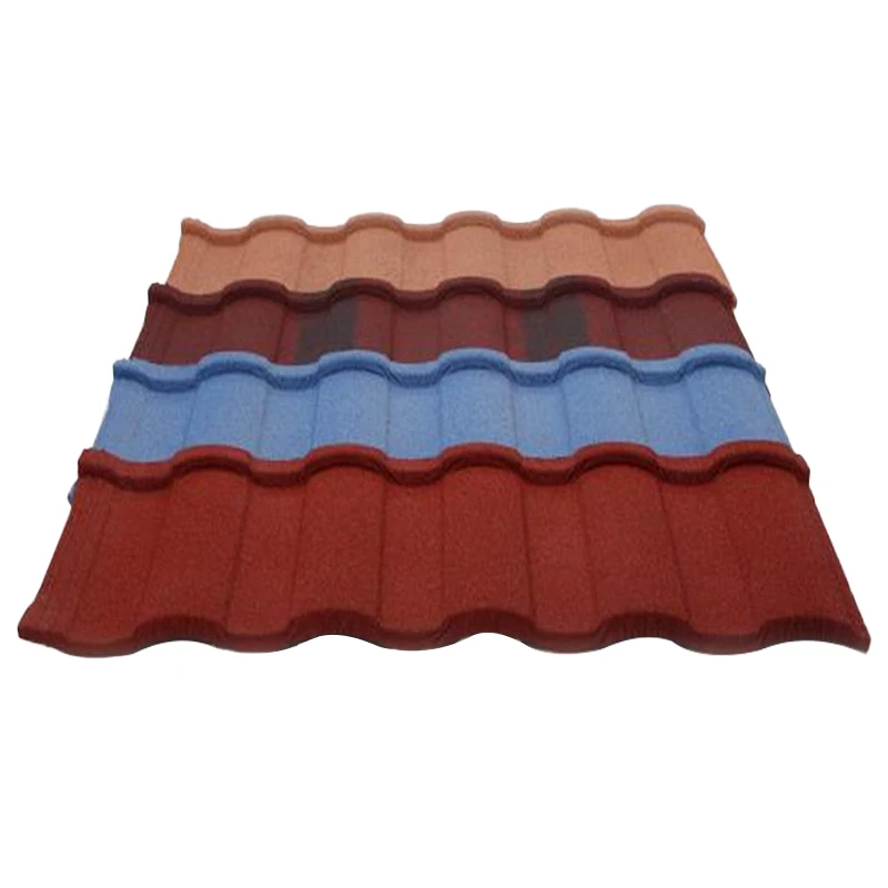 Mid America Colored Sand Coated Zinc Aluminium Alloy Roof Tiles Green Back Venting Roofing Sheet For Nigeria Villas