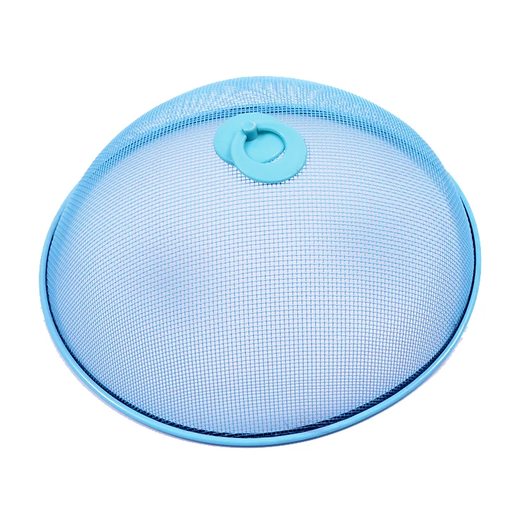 
Small flexible kitchen storage table dome umbrella hotel iron reusable mesh food cover 