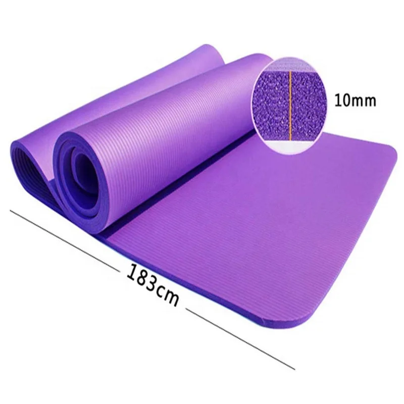 
Supfreedom Extra Thick High Density Anti-Tear Gym Exercise NBR Yoga Mat 