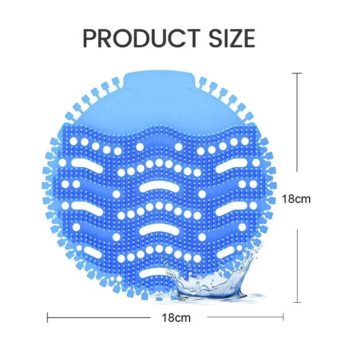 Urinal Screens deodorizer 18cm Urinal Mat Cake Anti-Splash Fragrance Wave  2.0 For Toilet