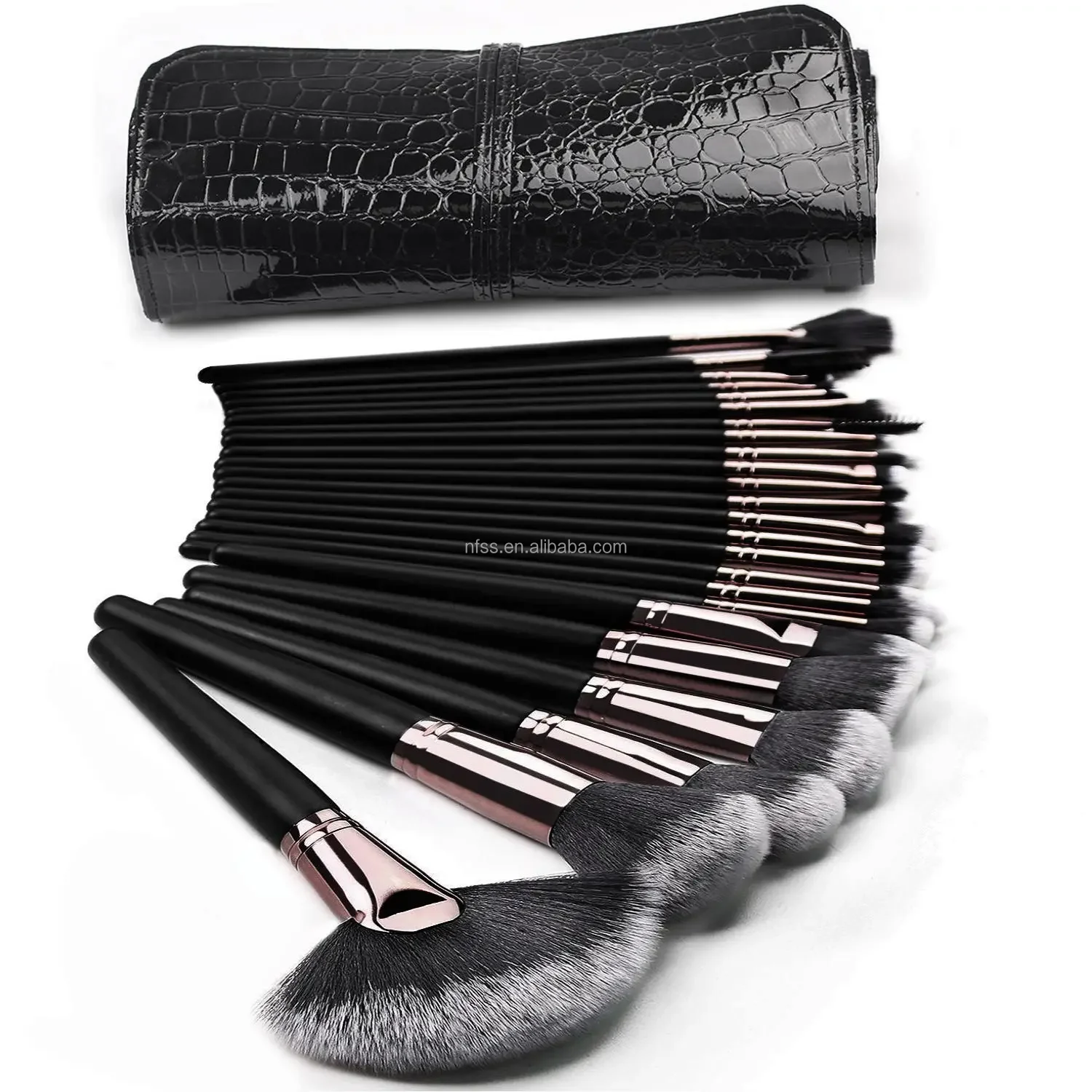Vegan It Cruelty Free Custom Made Vegan Cosmetics Make Up Brushes Manufacturers China 24 Pcs Makeup Brush Set And Pouch Case Bag