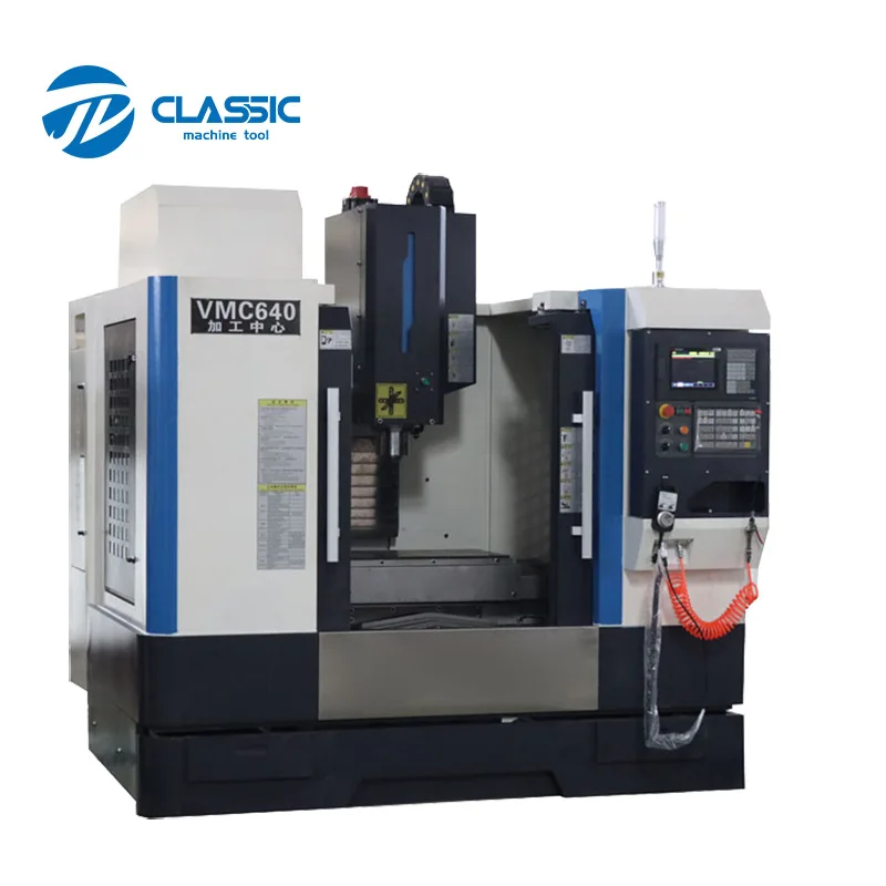 vmc 640 taiwan cnc vertical machining center 3axis 4 axis 5-axis cnc milling machine for metal