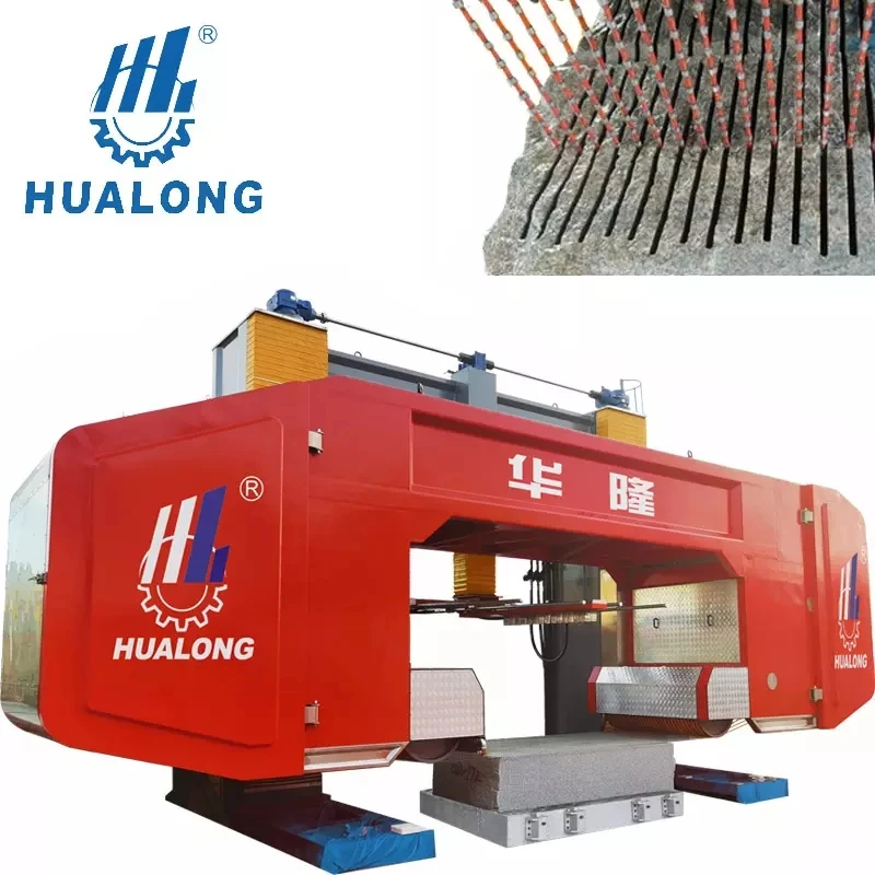 Hualong stone machinery 86 wire saw gang saw blade for cutting block multi wire saw stone cutting machine