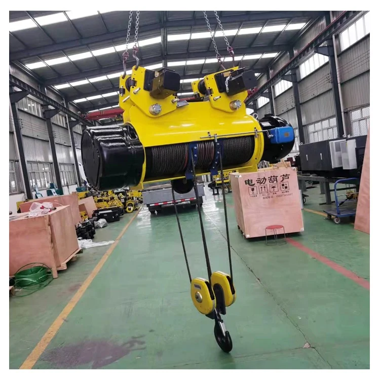 Hot sale dima crane 2023 new upgrade Top high end 10 ton 9 m CD MD model electric wire rope hoist 16 t