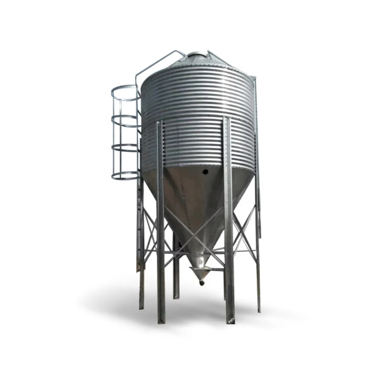 piggery hot-dip galvanized auger silo tank poultry swine house equipment feed making bin