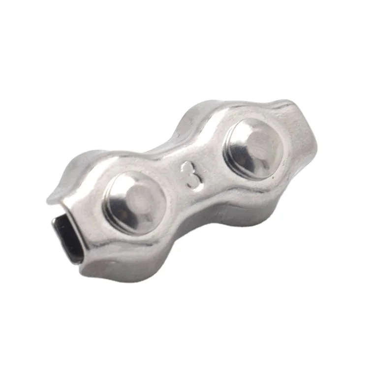 Marine grade stainless steel wire rope clips cable clamp duplex wire rope clip wholesale
