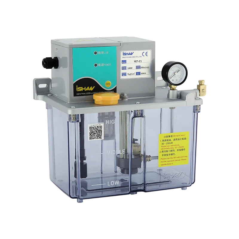 Factory Direct Sale Oil Lubrication Pump Electric Lubricator External PLC Control YET-C1 3L Thin Oil Resistance