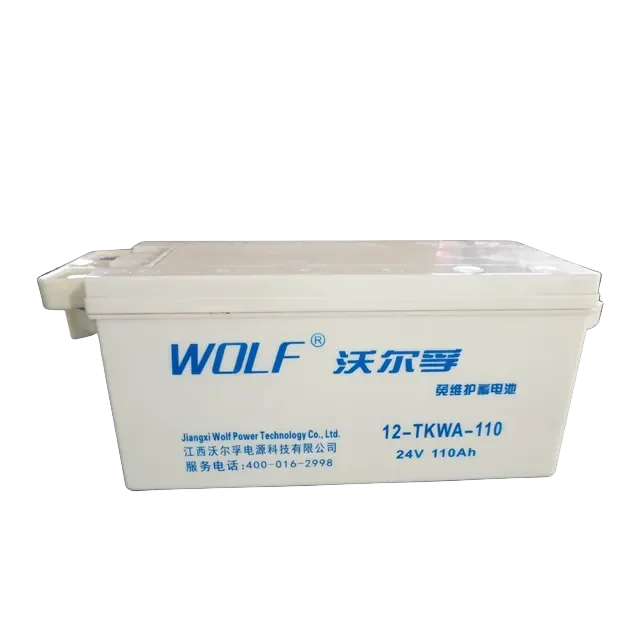 24V110Ah Lead Acid Armored Vehicle Batteries 12-TKWA-110 Dry Charged Tank Battery