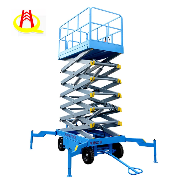 Hand Push Stable Walking 12m 14m Sinoboom Scissor Lift For Construction Maintenance Projects