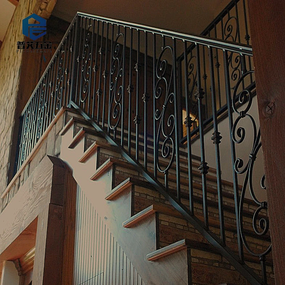 china used wrought iron stair railing