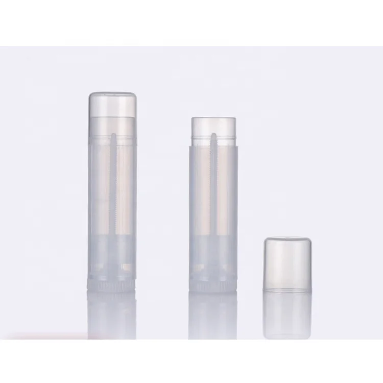 15 ml twist up white  big round empty lip balm lipstick tube