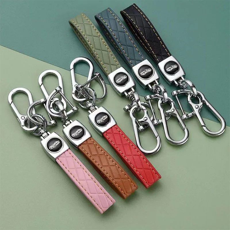 Leather Carabiner Keychain with Belt Loop Clip USB Flash Drive Lanyard Key Holder Promotional Gift for Men and Women