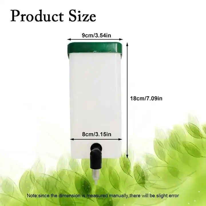 Plastic Square Nipple Drinker Wall Mounting Bracket/Chick Nipple Drinker Wall Bracket For 1L and 500 ML White Waterer Box