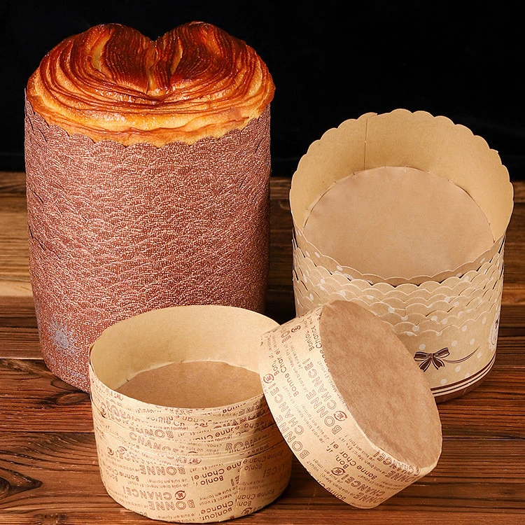Round Paper Baking Cake Pan Disposable Baking Molds Safe Baking Paper Pie Boxs Perfect for Muffins or Mini Snacks