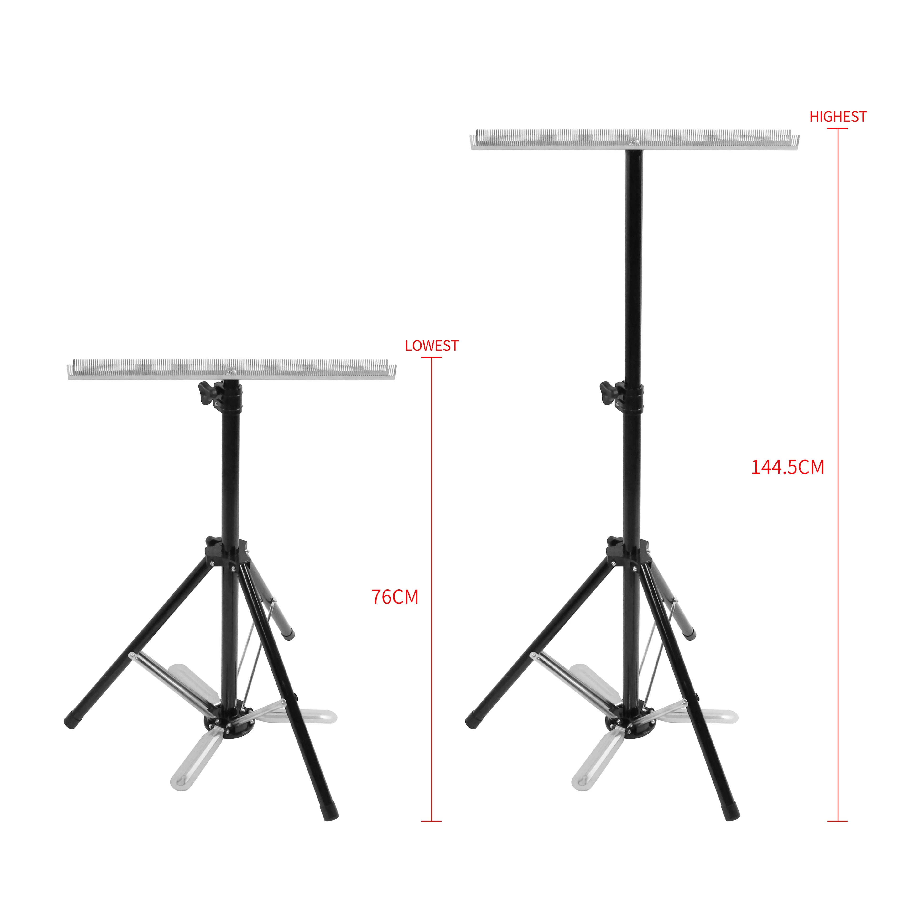 Hair Extension Tool Salon Stainless Steel Hair Extension Wigs Sectioning Display Storage Holder Stand Wig Tripod