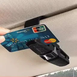 Портативный цельный ABS автомобильный солнцезащитный козырек с застежкой для очков подходит автомобилей