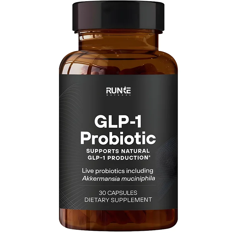 OEM/ODM  GLP-1 Appetite Curb Calcium Iron Zinc capsules Probiotic 500M AFU Multi-Strain Supplement Prebiotic Naturally Support
