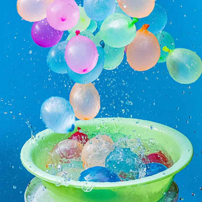 Water Bomb Balloons 111pcs Water Ball Bomb Boobs globos de agua 3 Bunch Quick Fill Self Sealing Toy For Fighting Water Game