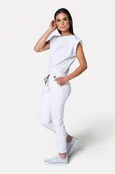 Fashionable Nurses Uniforms Sets Tops Joggers Women Hospital Uniforms Scrub Suit Nurse Scrubs Scrubs Uniforms Sets