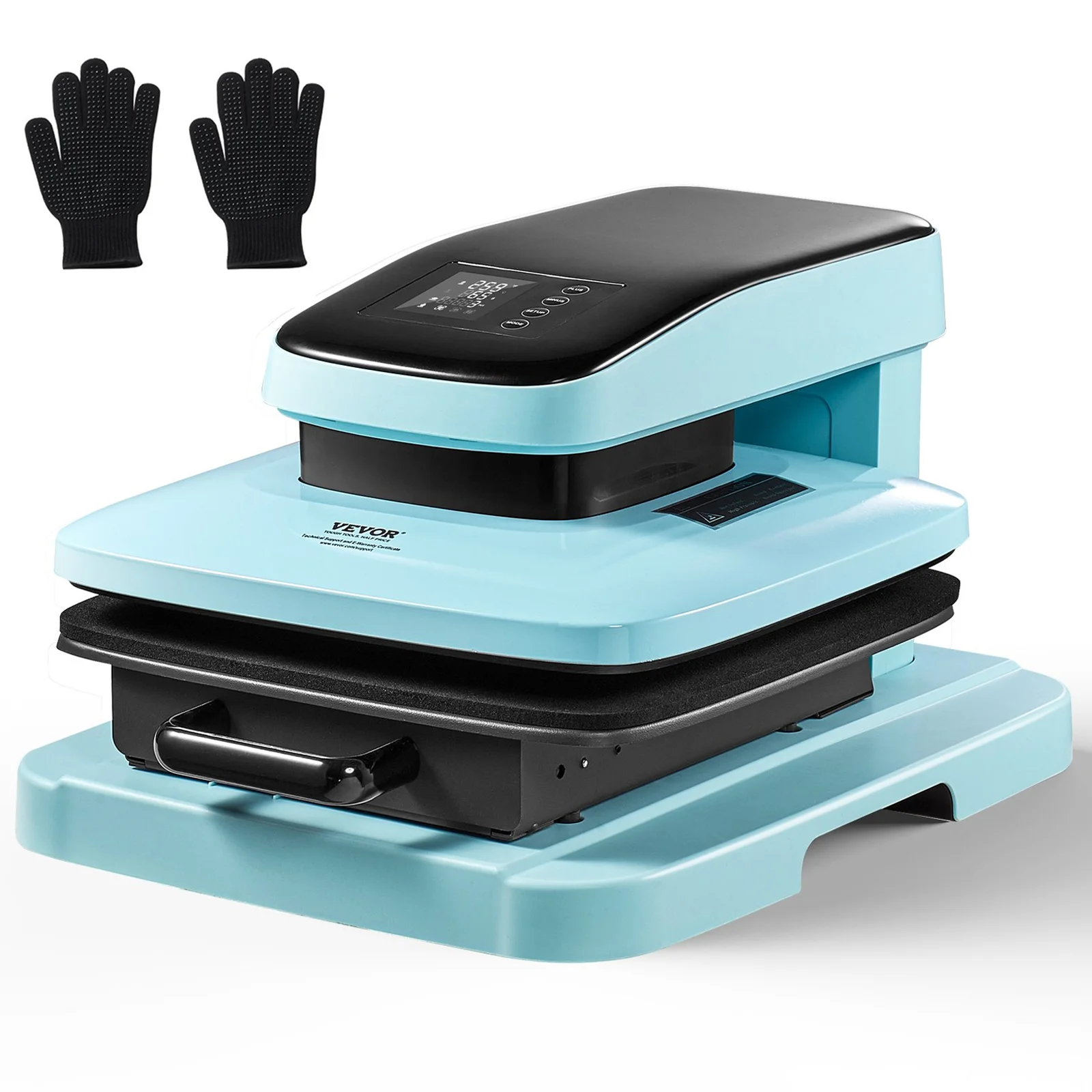 vevor Heat Press Machine 15 x 15 in Smart T Shirt Press Machine with Auto Release Heats Up Fast Heat Press for T Shirts