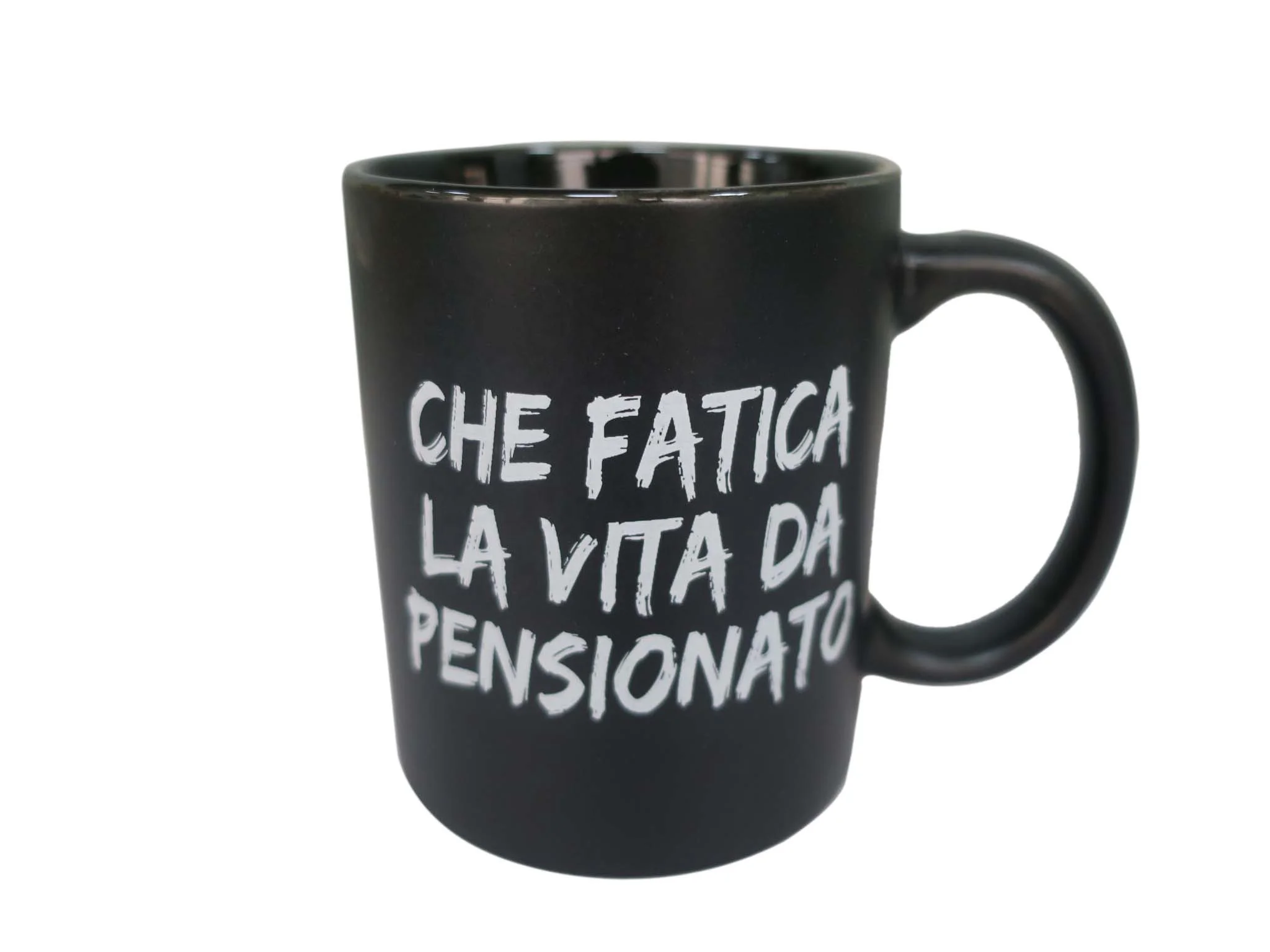 plain black matt custom logo printing ceramic stoneware chalk mug